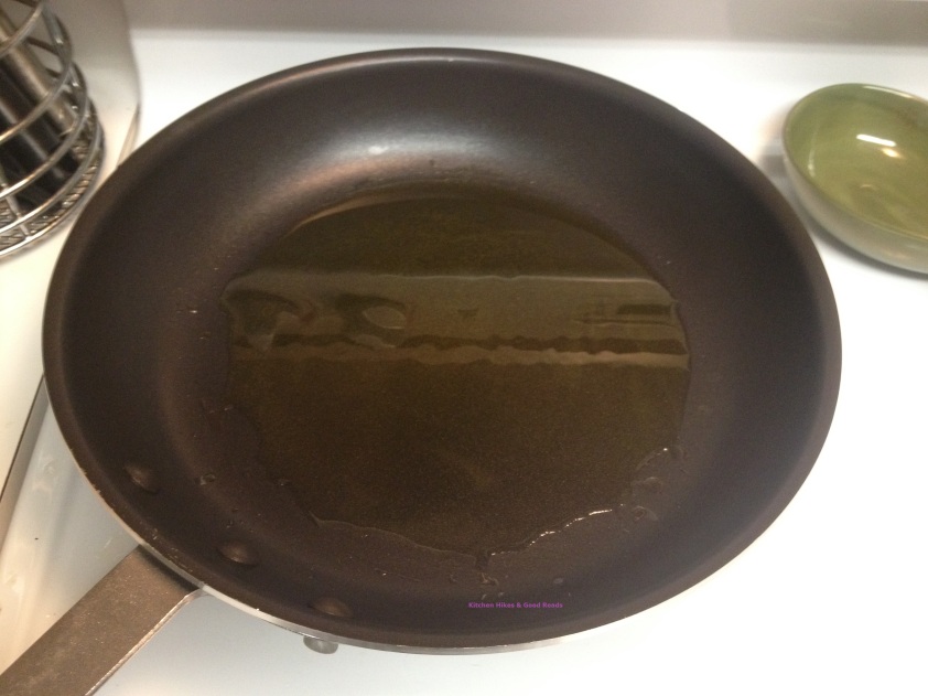 EVOO (Extra Virgin Olive Oil) in a Skillet over Medium Heat